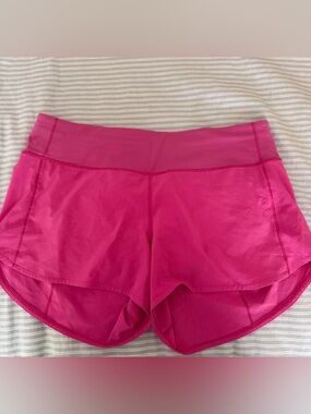 Lululemon Speed Up Shorts 2.5” Hot Pink Size 10 | Running Training Like New